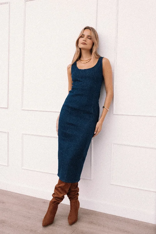 End Of The Year Tammy Dress - Medium Denim