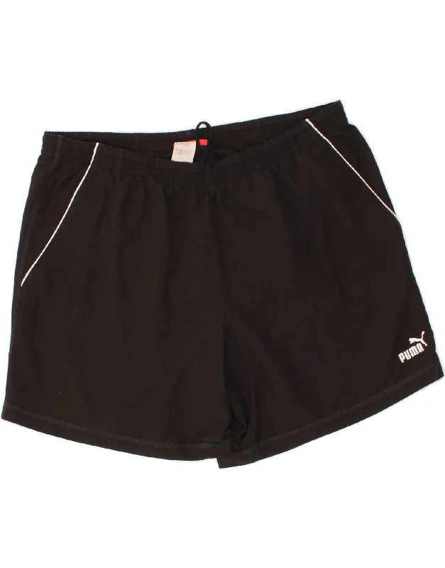 Smart Casual PUMA Mens Sport Shorts 2XL Black Polyester