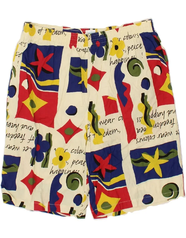 Functional Fashion VINTAGE Mens Sport Shorts XL  Multicoloured Cotton
