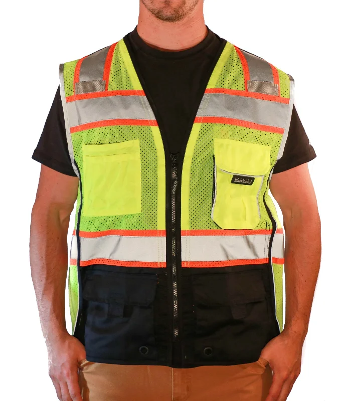 Casual Chinos ML Kishigo Men's Premium Black Series Black Bottom Vest