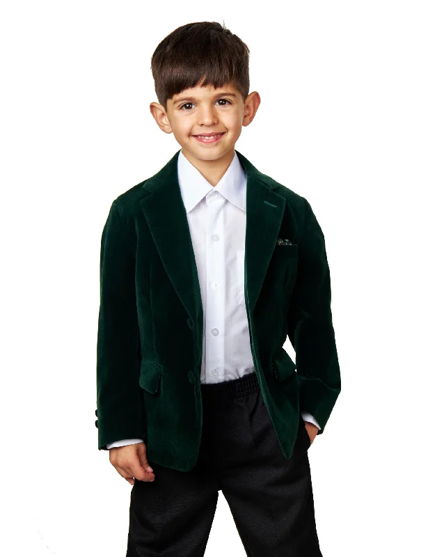 Sports Pants GARY - KIDS GREEN VELVET BLAZER