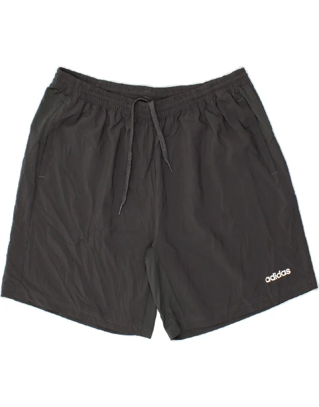 Techwear Fashion ADIDAS Mens Aeroready Sport Shorts 2XL  Grey Polyester