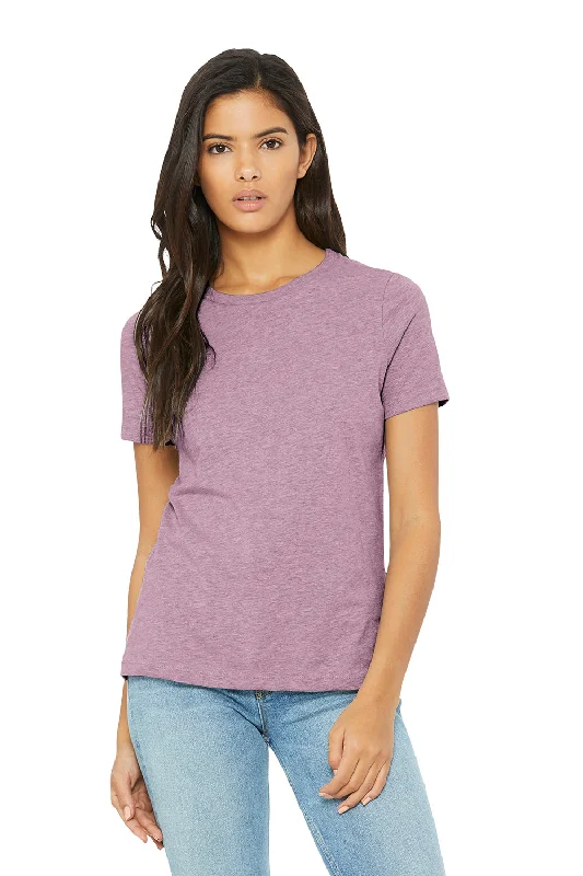 Romantic Data Bella + Canvas Womens CVC Short Sleeve Crewneck T-Shirt - Heather Prism Lilac Purple Romantic Data Bella + Canvas Womens CVC Short Sleeve Crewneck T-Shirt - Heather Prism Lilac Purple