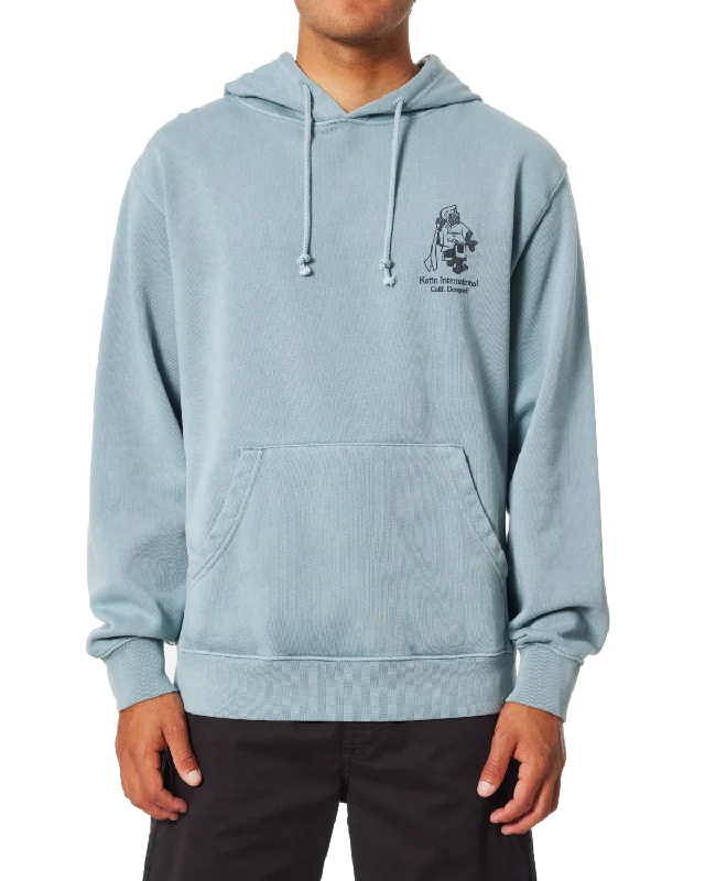 Casual Comfort Forecast Hoodie in Sky Pigment Dye