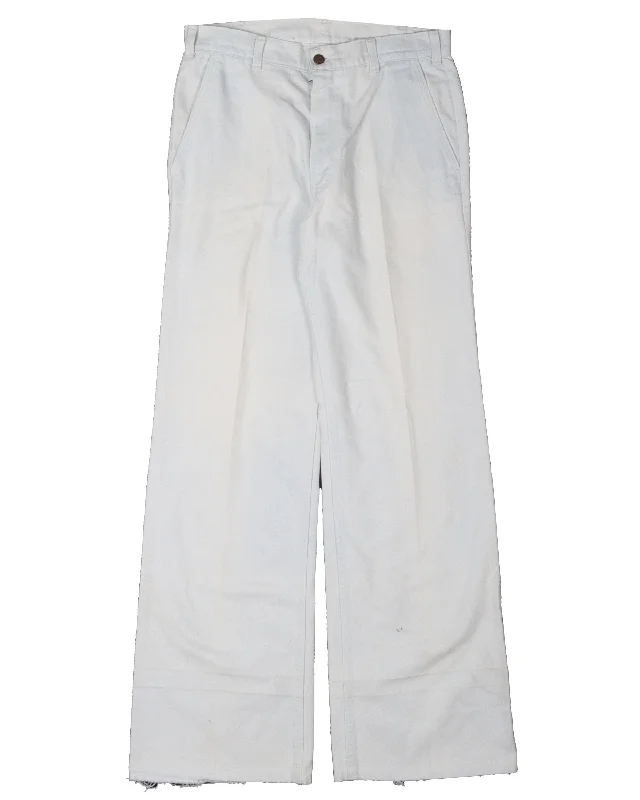 Laid-Back Style Released Hem Levi's Western Wide-Leg Jeans
