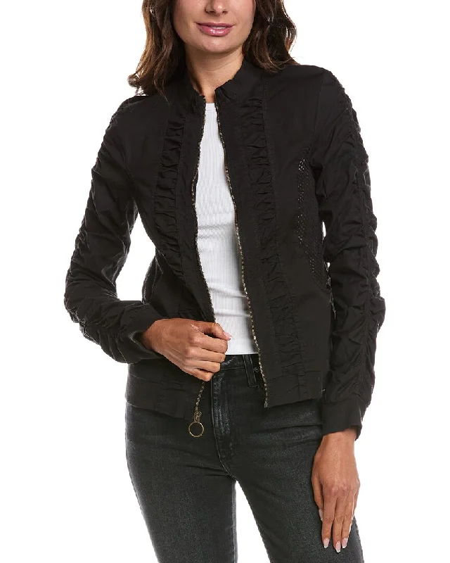 Fashion And Simplicity XCVI Wearables Orrick Bomber Jacket