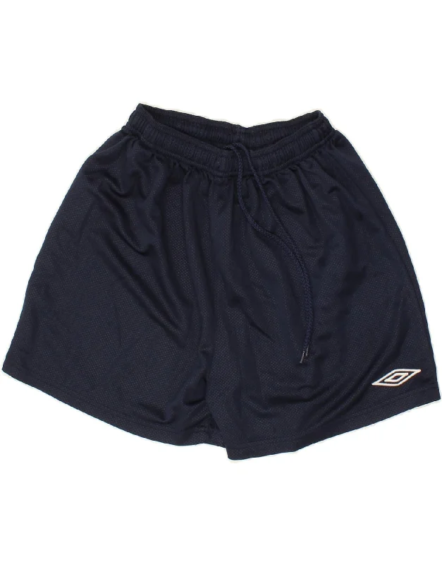 Sports Pants UMBRO Mens Sport Shorts Small  Navy Blue Spotted
