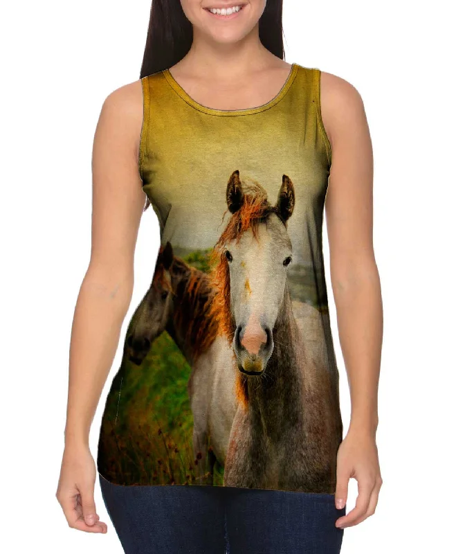 Exquisite Craftsmanship Duo Paint Horses