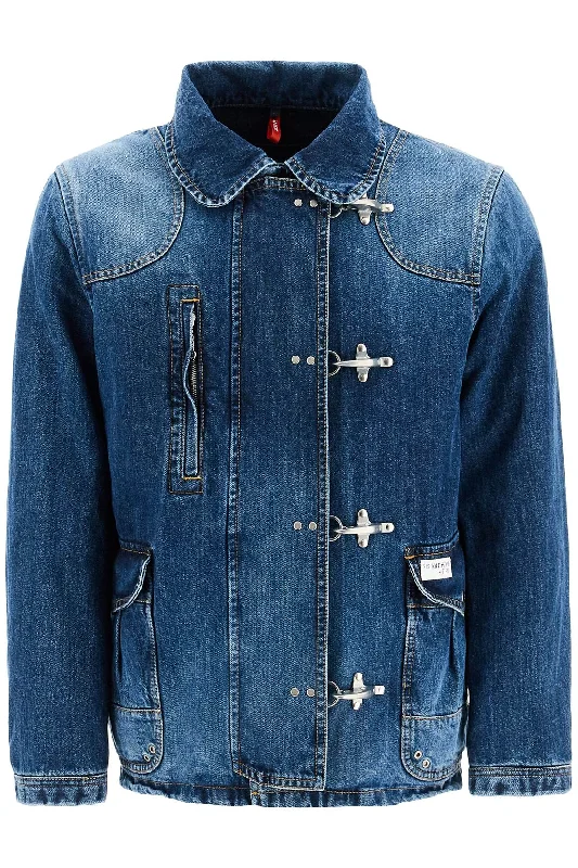 Varsity Jackets Fay Archive Men's blue Jacket With 4 Hooks