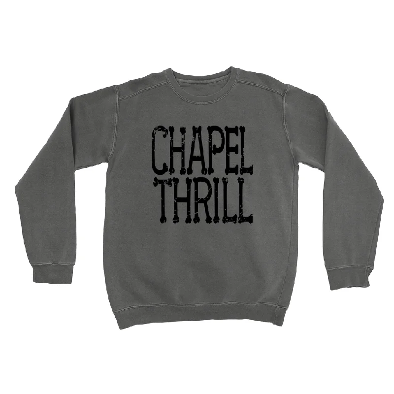 Rugged Jackets Chapel Thrill Bones Halloween Comfort Colors Adult Sweatshirt