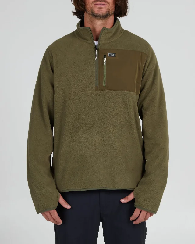 Casual Outfit Ebbtide 1/2 Zip Polar Fleece - Olive