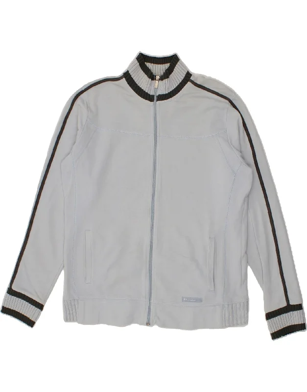 Free And Comfortable CHAMPION Womens Tracksuit Top Jacket UK 18 XL Blue Cotton