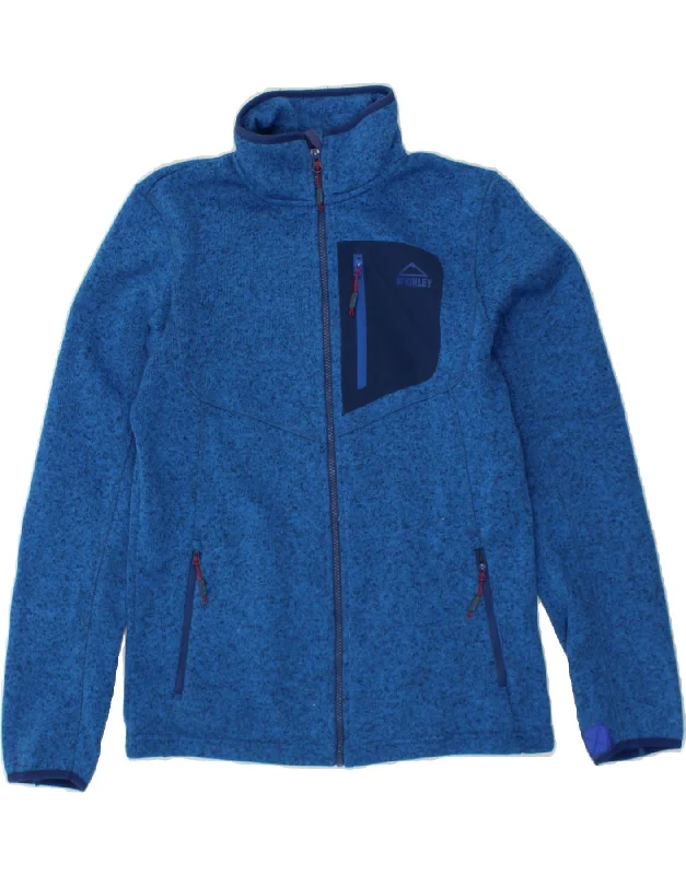 Weekend Outfits MCKINLEY Mens Tracksuit Top Jacket Medium Blue Polyester