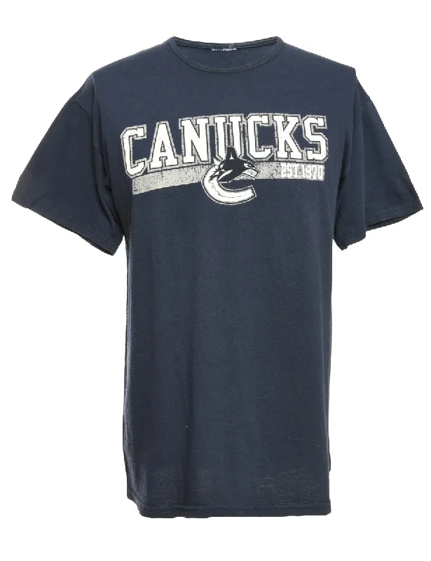 Techwear Fashion Vancouver Canucks Sports T-shirt - XL