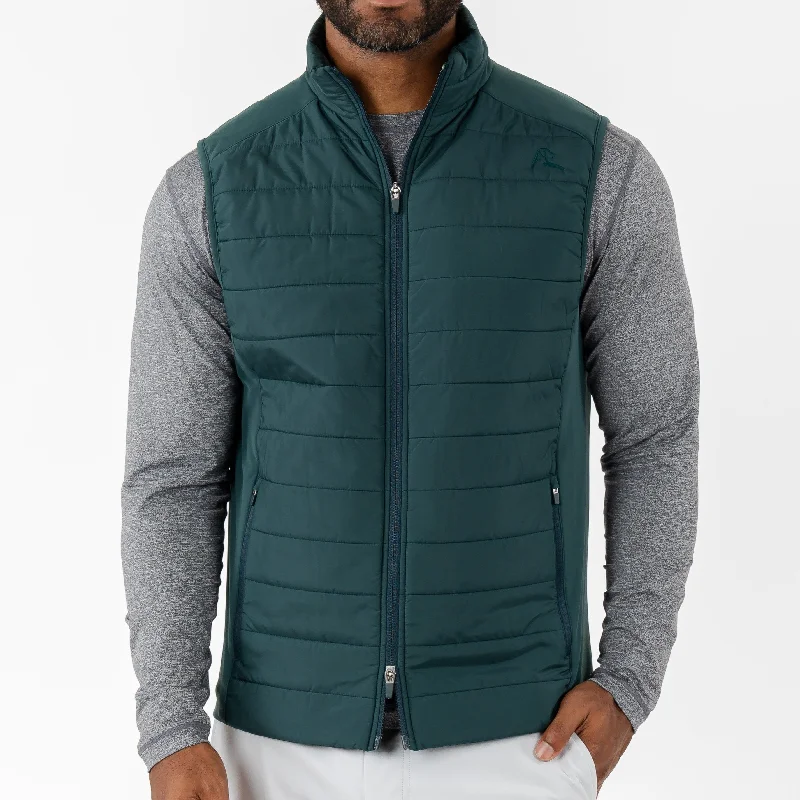 Modern Casuals Fulton Performance Vest | Solid - Ponderosa Green
