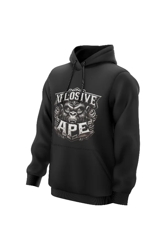 Sporty Suits XAPE Clockwork Hoodie - Black