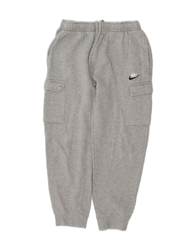 All-Day Wear NIKE Mens Cargo Tracksuit Trousers Joggers Medium  Grey Cotton
