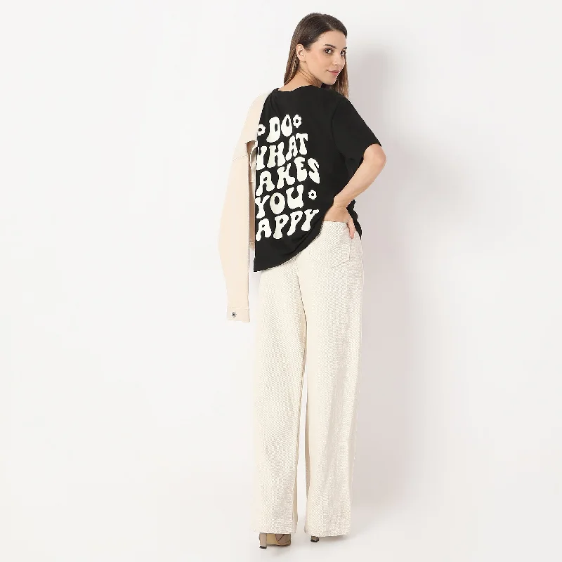 Fresh Wear Oversize Printed Short Sleeve T-Shirt