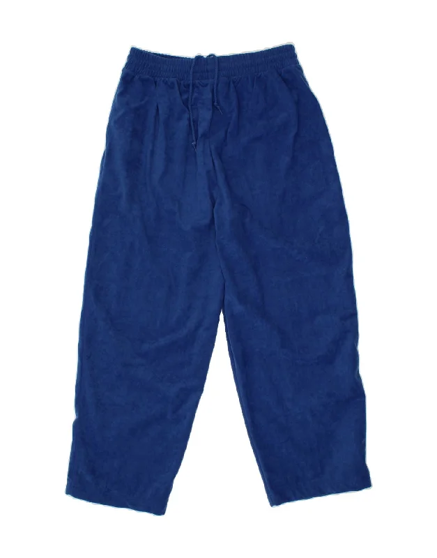 Streetwear Look BRUGI Mens Tracksuit Trousers Large  Blue Polyester