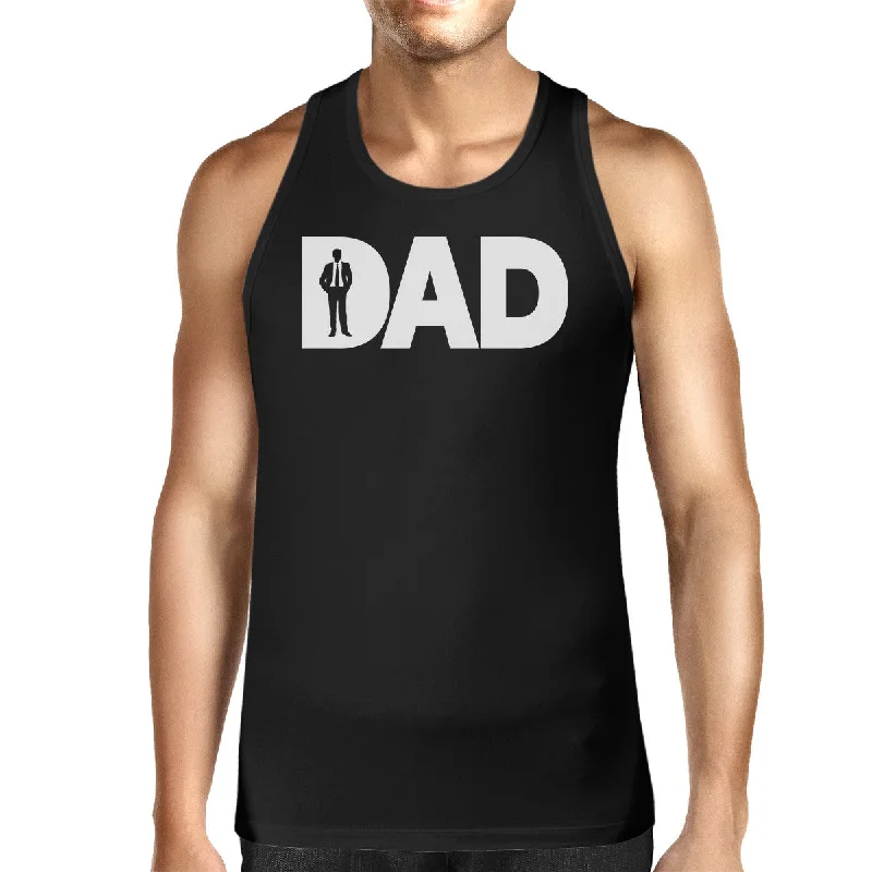 High-end Jackets Dad Business Mens Black Unique Graphic Tank Top Funny Gifts For Dad