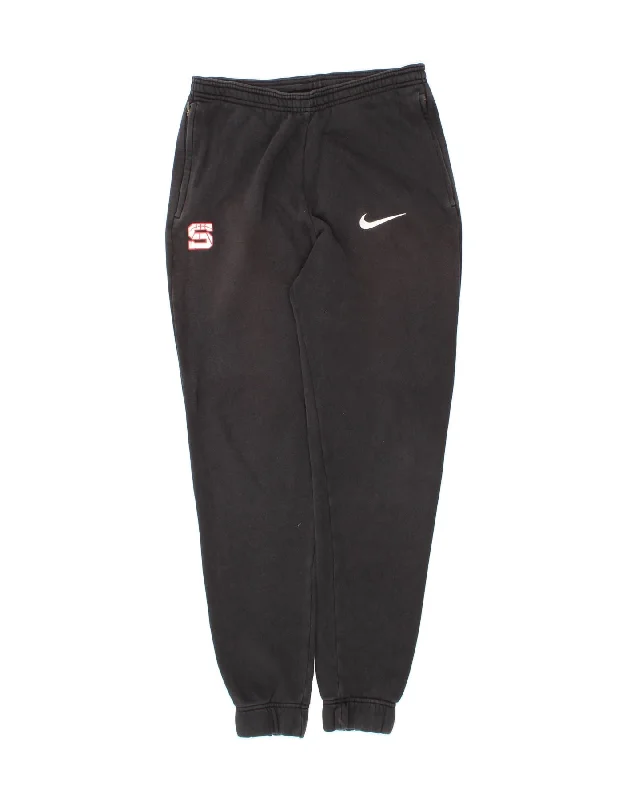Casual Boots NIKE Mens Graphic Tracksuit Trousers Joggers Medium Black Cotton