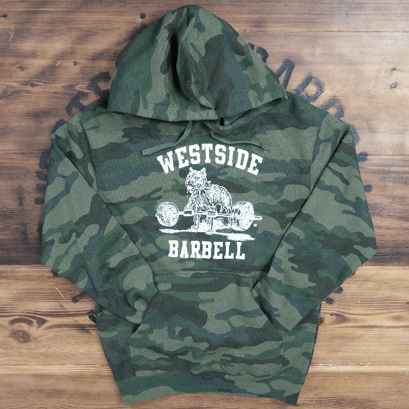 Tech Jackets WSBB Mens Forest Camo Hooded Sweatshirt
