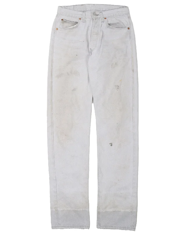 Wool Pants Levi's 501 Light Wash Jeans