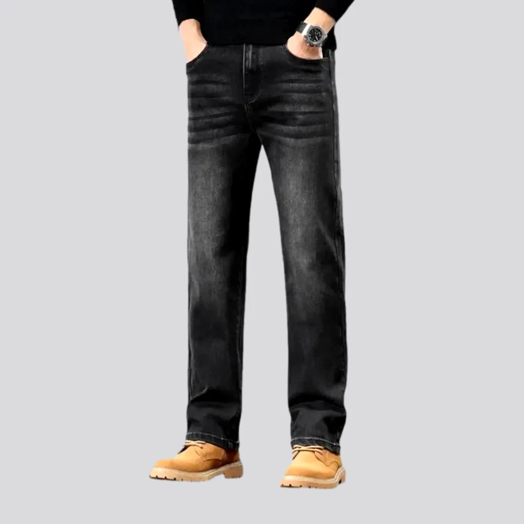 Bright Shirts Whiskered and straight fit men's jeans