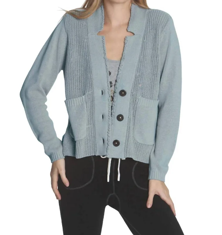 Lazy Home Natalie Blazer In Slate