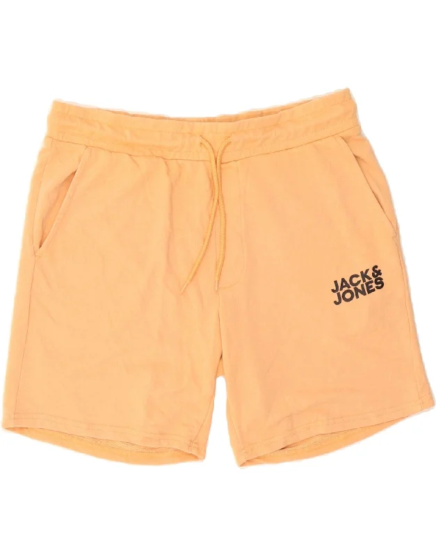 High-end Jackets JACK & JONES Mens Sport Shorts XL  Orange Cotton
