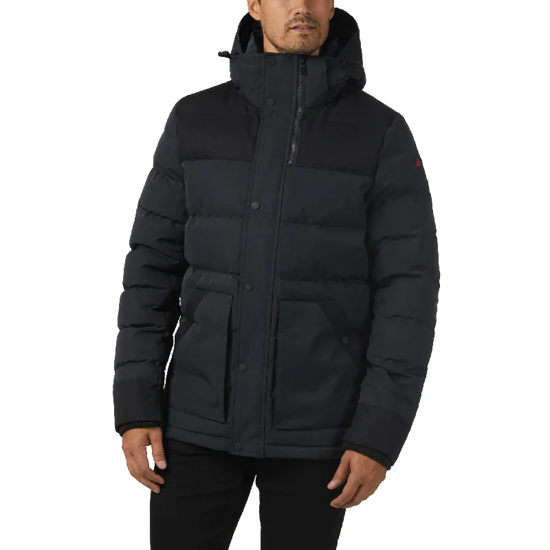 Modern Casuals Pajar Men's Locarno Mixed Media Light Weight Jacket with Detachable Hood