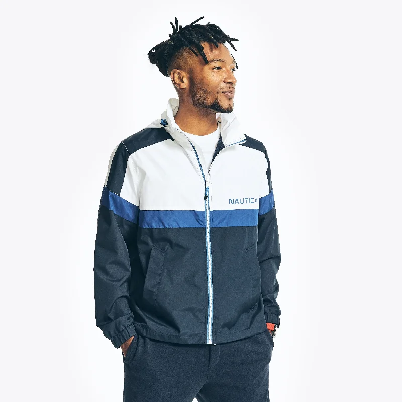 Comfortable Pants Nautica Mens Lightweight Colorblock Jacket