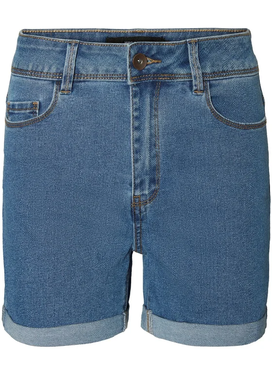 Sports And Leisure Vero Moda Hot Seven Denim Shorts, Blue