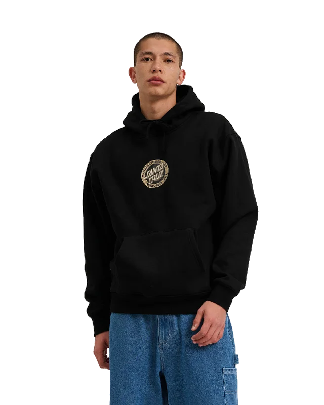 Everyday Wear Carved MFG Front Hoodie in Black
