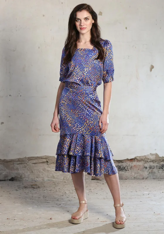 High Street Series Rant & Rave Tate Tiered Skirt, Blue
