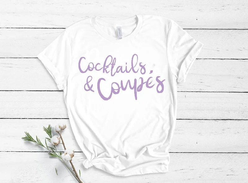 Comfortable Series Cocktails and Coup̩s - Kelham Print x Annabelle Brittle - Unisex Fit T-Shirt Comfortable Series Cocktails and Coup̩s - Kelham Print x Annabelle Brittle - Unisex Fit T-Shirt
