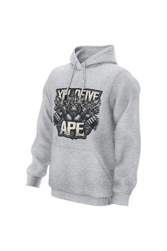 Smart Casual XAPE Berserker Hoodie - Sports Grey