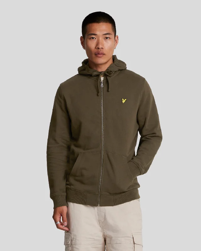 Practical Clothing Zip Through Hoodie