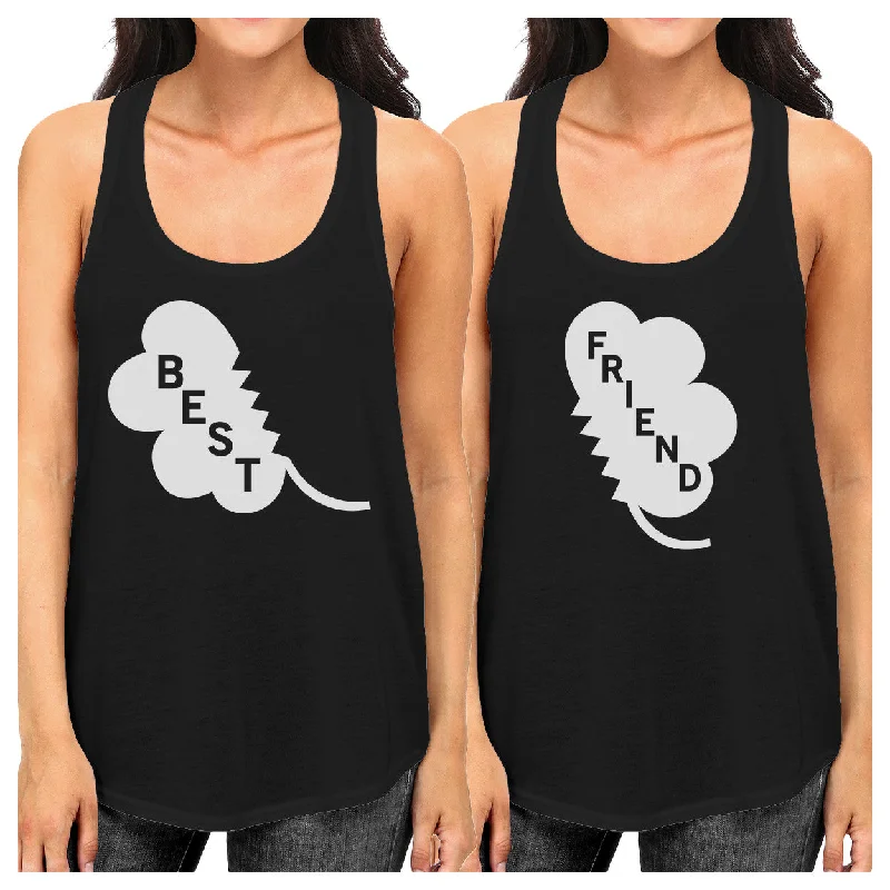 Smart Casual Best Friend Clover Cute BFF Matching Tank Tops For St Patricks Day