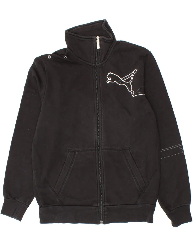 Casual Trends PUMA Mens Graphic Tracksuit Top Jacket Small Black