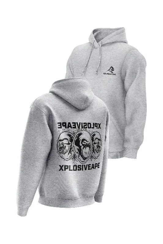 Essential Wardrobe XAPE De-Evolve Hoodie - Sports Grey