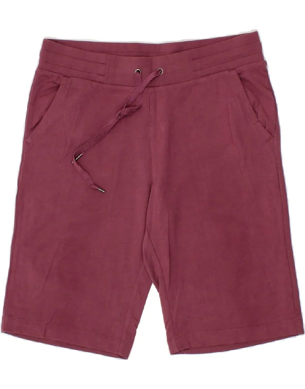 Celebrity Picks EDDIE BAUER Womens Sport Shorts UK 10 Small  Burgundy