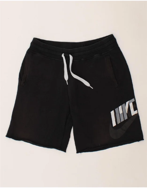 Lightwear Options NIKE Mens Graphic Sport Shorts Large Black Cotton