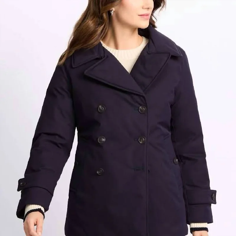 Bright Colors Sofi Rain Jacket In Indigo