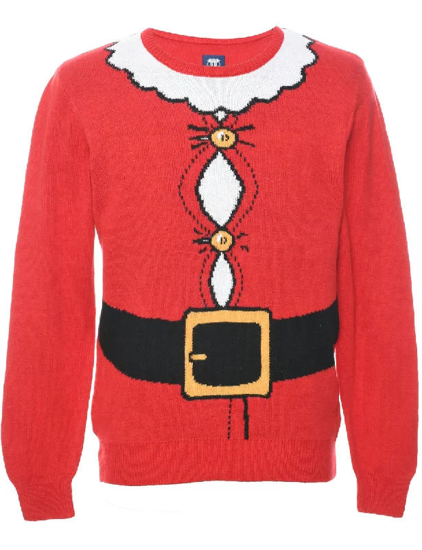 Cozy Fit Festive Season Christmas Jumper - S