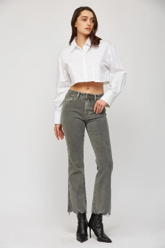 Classic Series Mica High Rise Flare Crop