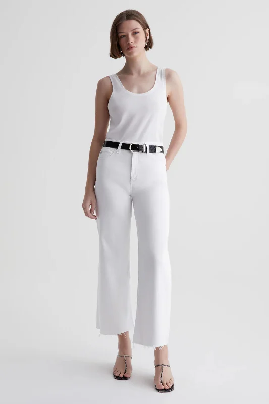 Versatile Looks AG Saige Wide Leg Crop Jeans