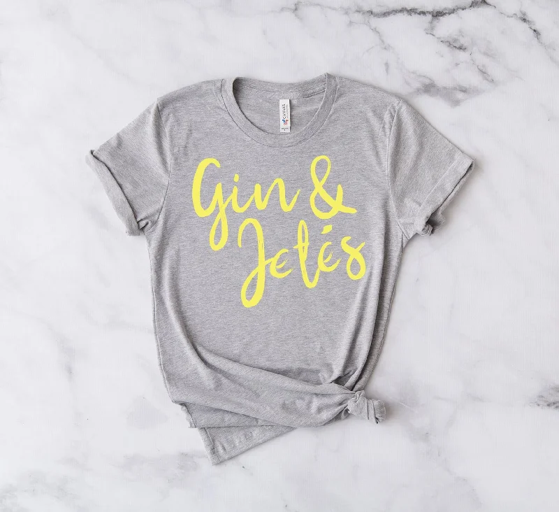Creative Prints Gin & Jet̩s - Kelham Print x Annabelle Brittle - Unisex Fit T-Shirt