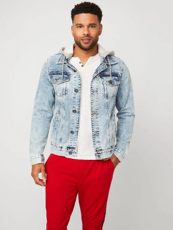 Heavy Coats Harold Hooded Denim Jacket