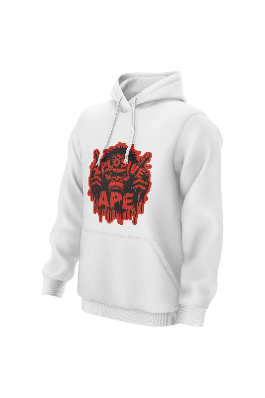 Casual Hoodies XAPE Instinct Hoodie - White
